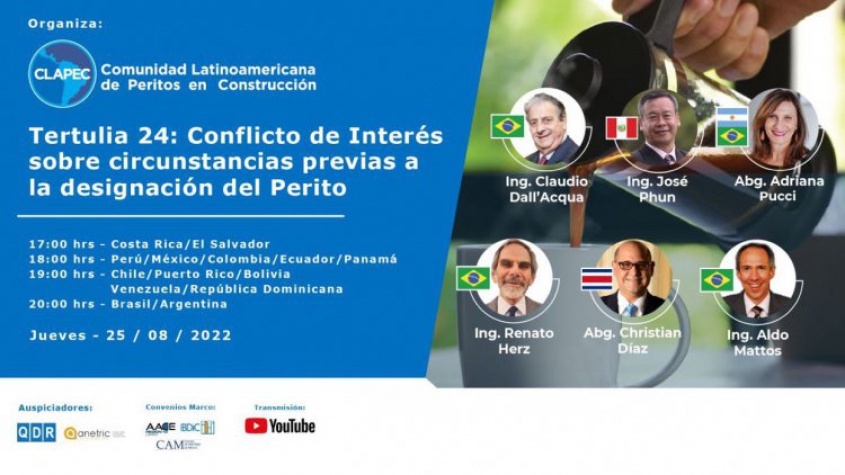 Mesa de Debates sobre "Conflitos de Interesse dos Peritos" - Comunidad Latinoamericana de Peritos en Construcción