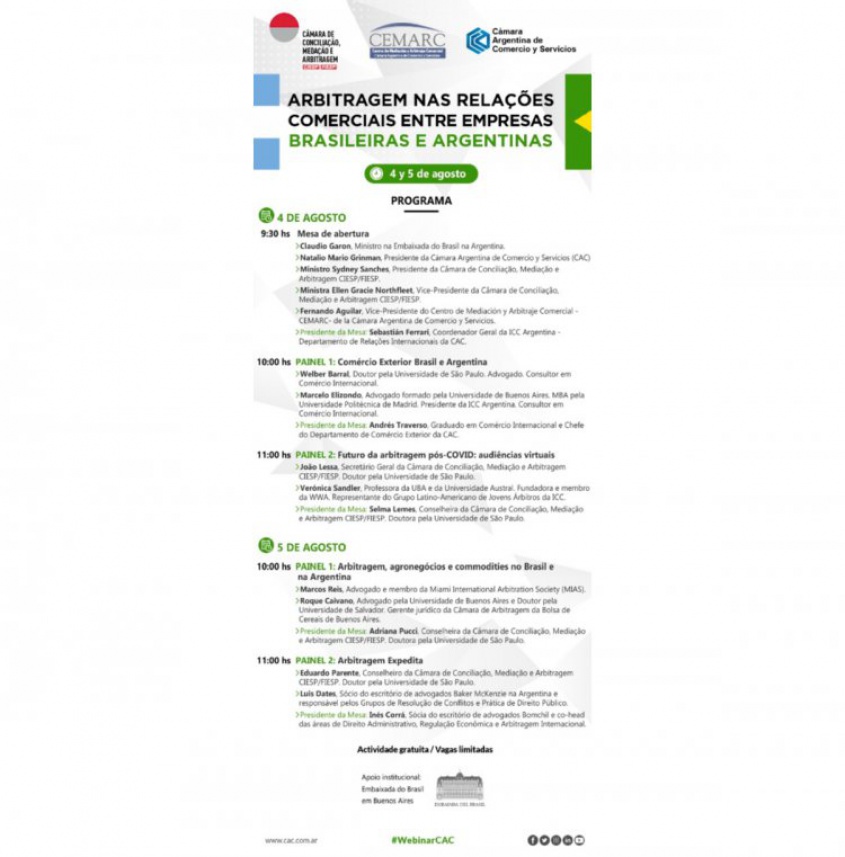 ARBITRATION IN COMMERCIAL RELATIONS BETWEEN BRAZILIAN AND ARGENTINE COMPANIES